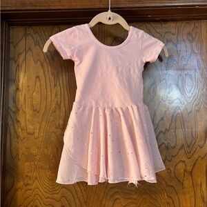 Pink Kids Leotard with skirt